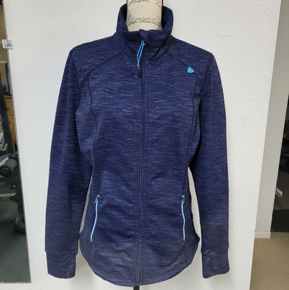 TANGERINE Navy, Running Jacket, Women's Large, Form-Fitting/Snug
